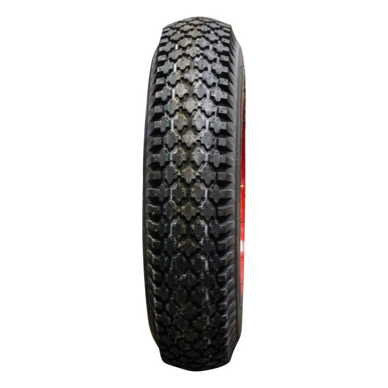 air tire + wheel 4.80/4.00-8 3.00D-8 ET0 NL100mm steel S-2202 red