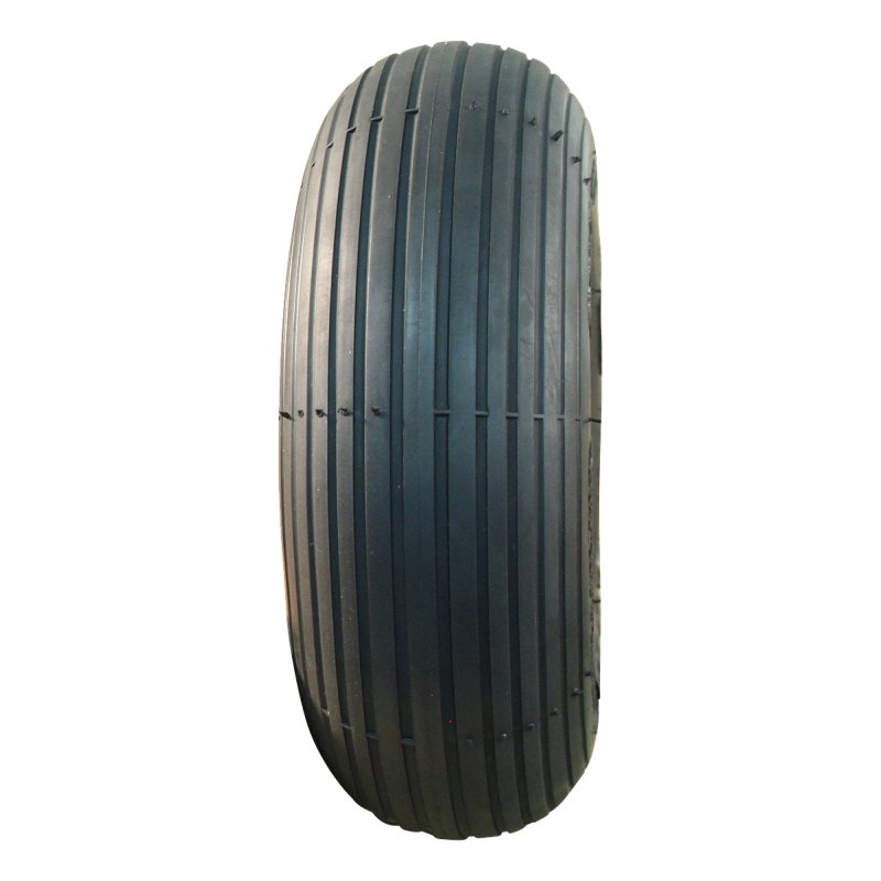 pneu + roue 4.80/4.00-8 2.50Ax8 ET0 NL75mm plastique S-2301 Rouge
