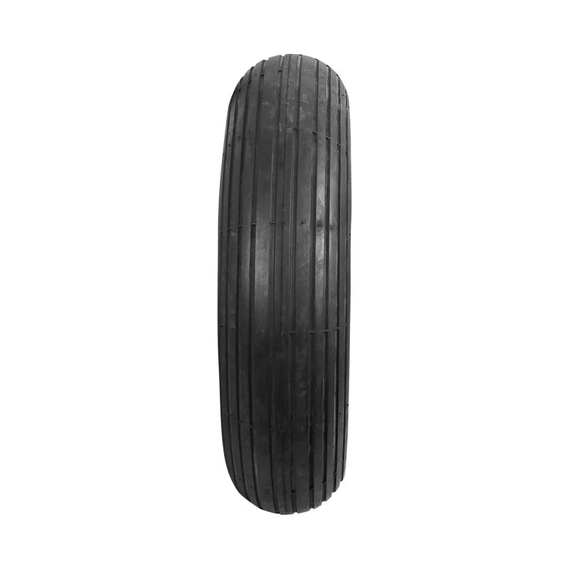 Komplettrad 4.80/4.00-8 2.50Ax8 ET0 Kugellager Achse Ø17 Stahl S-2301 Silbergrau