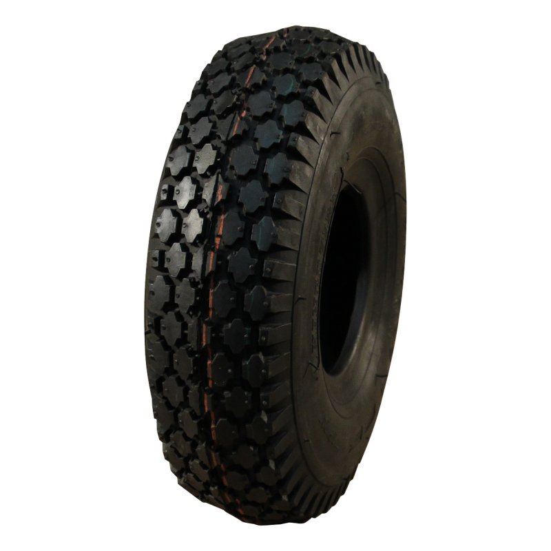 luchtband + wiel 4.80/4.00-8 3.00D-8 ET0 NL100mm staal V-6602 rood