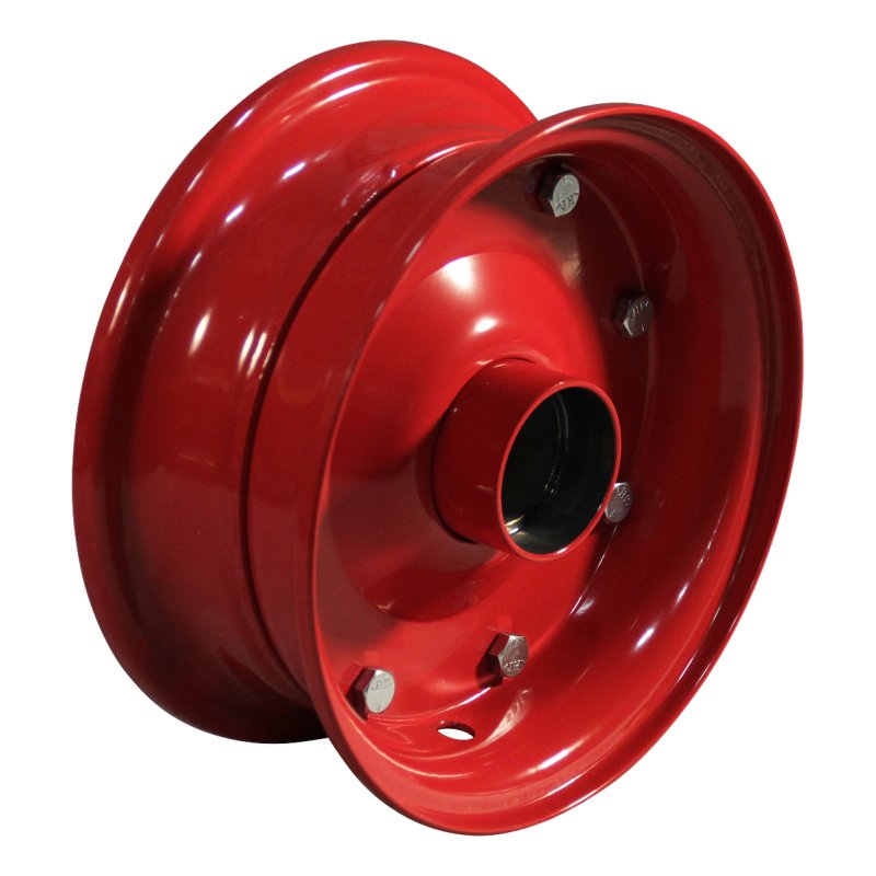 air tire + wheel 5.00-8 3.00D-8 ET0 NL88mm steel HF-214 red labyrinth sealing, inside 30/55