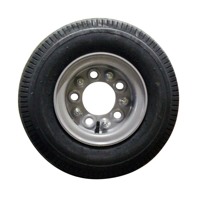 air tire + wheel 5.00-8 4.33R-8 ET0 94/140/5 steel HF-214 silver grey