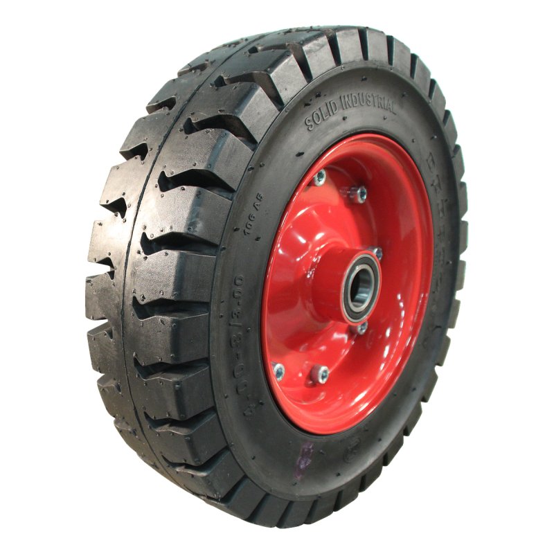 solid tire + wheel 4.00-8 Forza F1 ET0 steel red