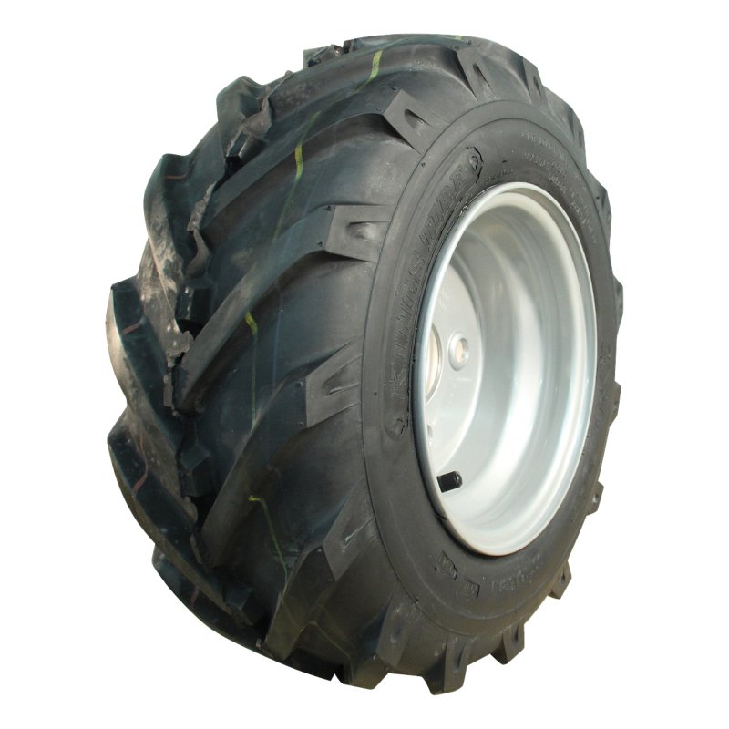 Komplettrad 16x6.50-8 5.50x8H2 ET-2 60/100/4 Stahl V-8501 Silbergrau