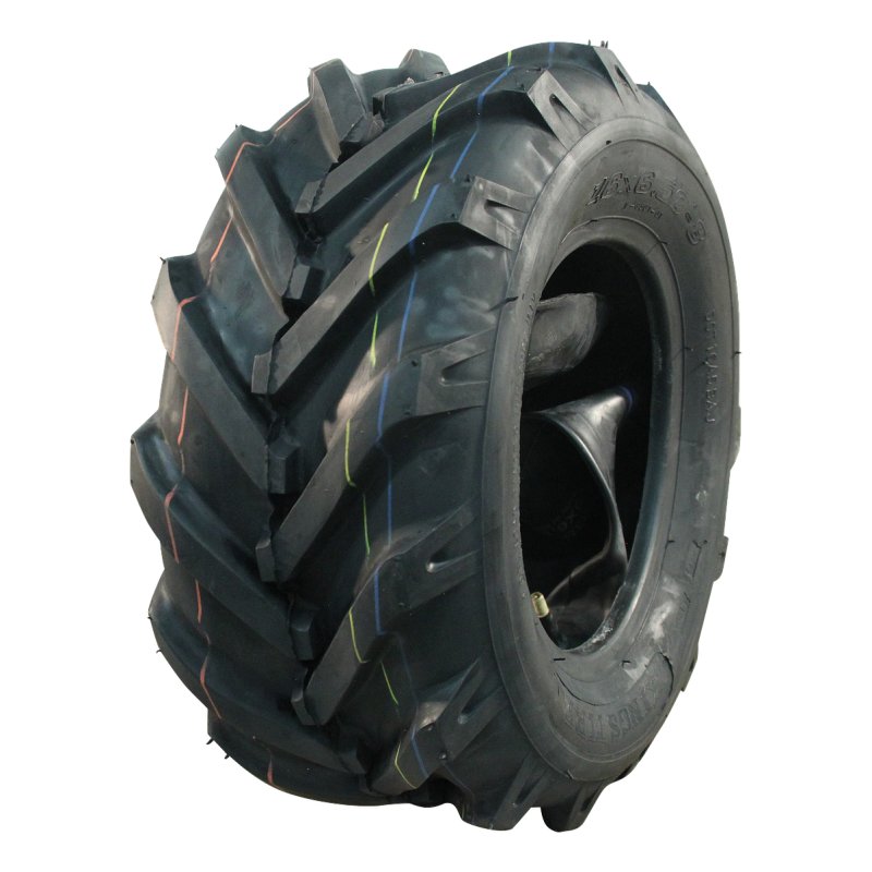 luchtband + wiel 16x6.50-8 5.50x8H2 ET-2 60/100/4 staal V-8501 zilvergrijs