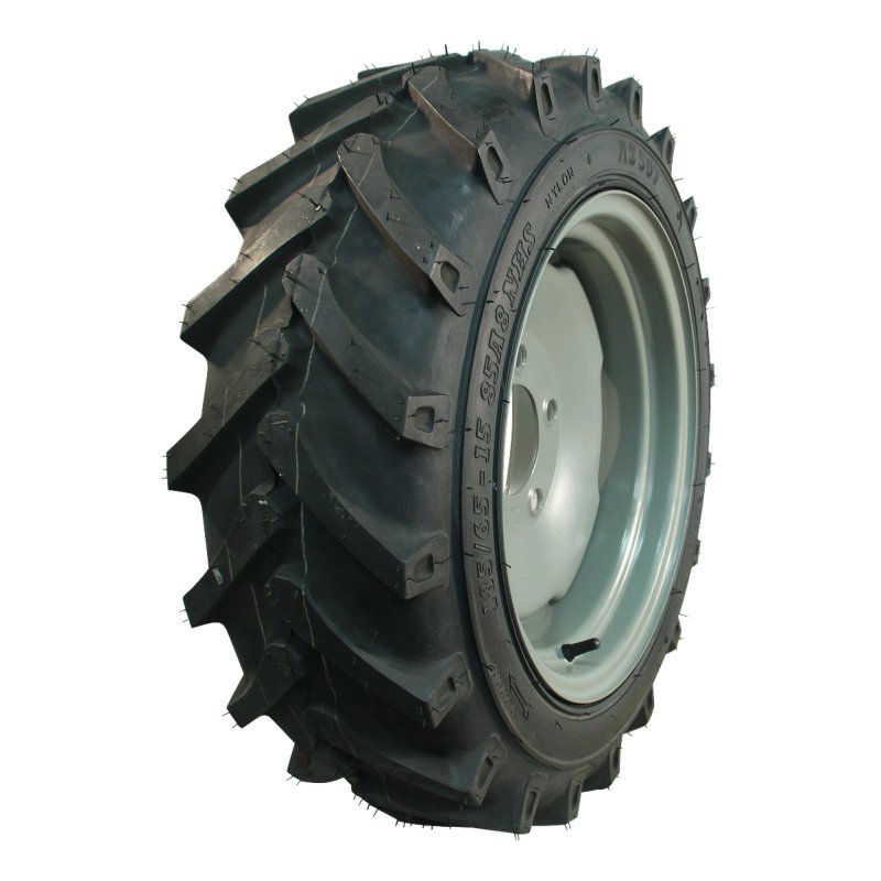 185/65-15 7Jx15 ET0 94/140/5 steel AS-507 silver grey air tire + wheel + right