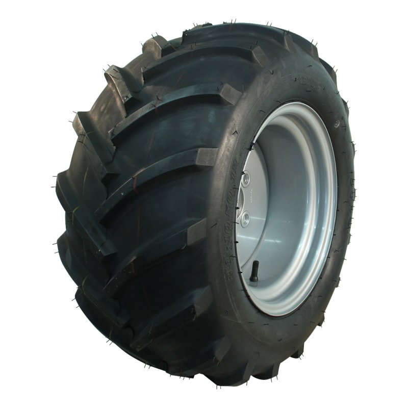 air tire + wheel 26x12.00-12 10.50Ix12H2 ET0 94/140/5 steel HF-255 silver grey