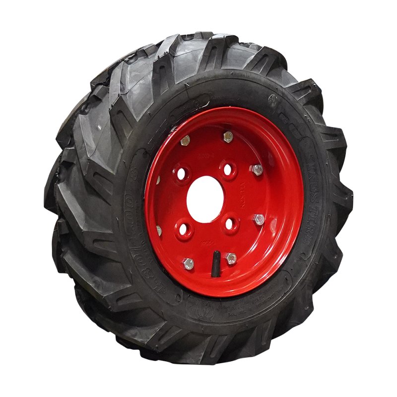 air tire + wheel 4.80/4.00-8 (122/90-8) 3.00D-8 ET0 60/100/4 steel V-8501 red