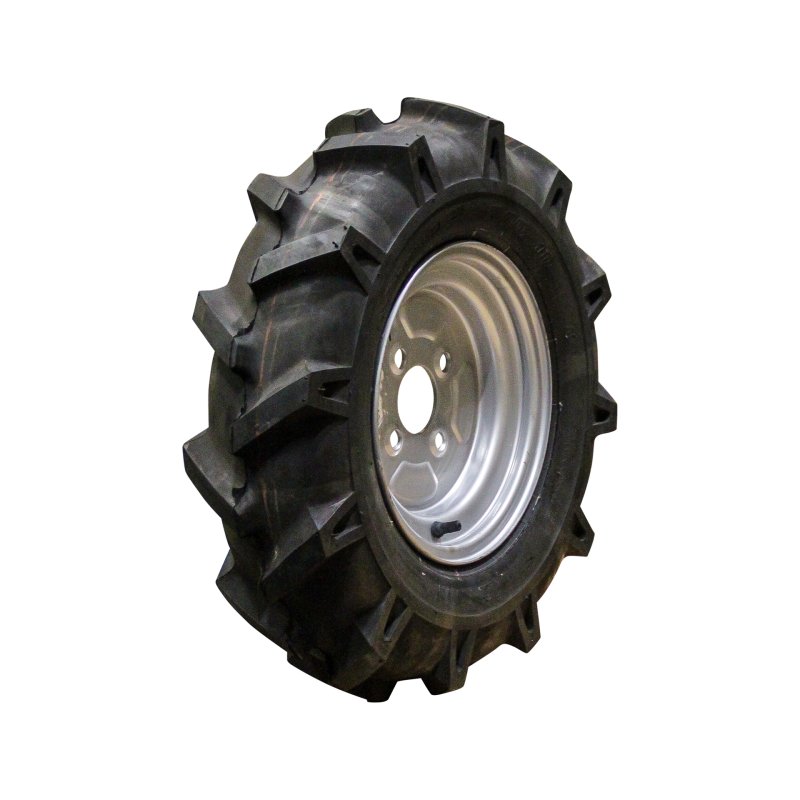air tire + wheel 5.00 - 10 3.50Bx10H2 ET-2.1 60/100/4 steel V-8803 silver grey