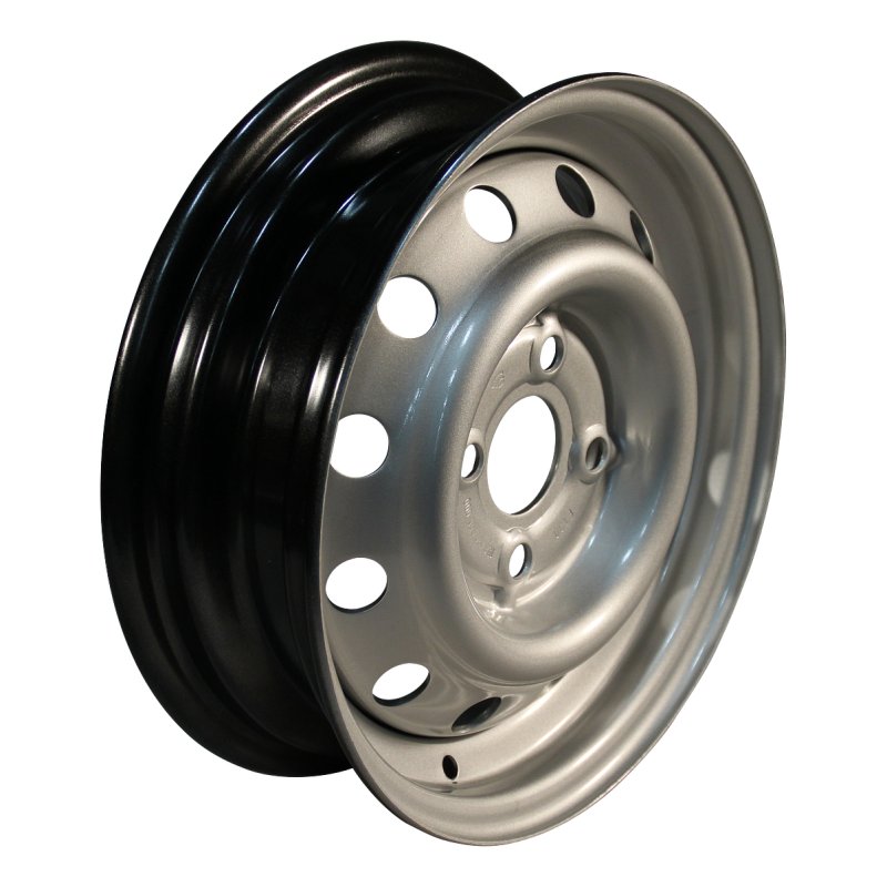 pneu + roue 155/80 R13 4Jx13H2 ET30 57/100/4 métal Kargomax XL ST-4000 M+S gris argent