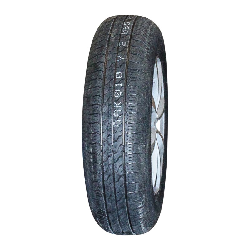 air tire + wheel 155/80 R13 5Jx13H2 ET30 57/100/4 alloy Kargomax XL ST-4000 M+S silver grey