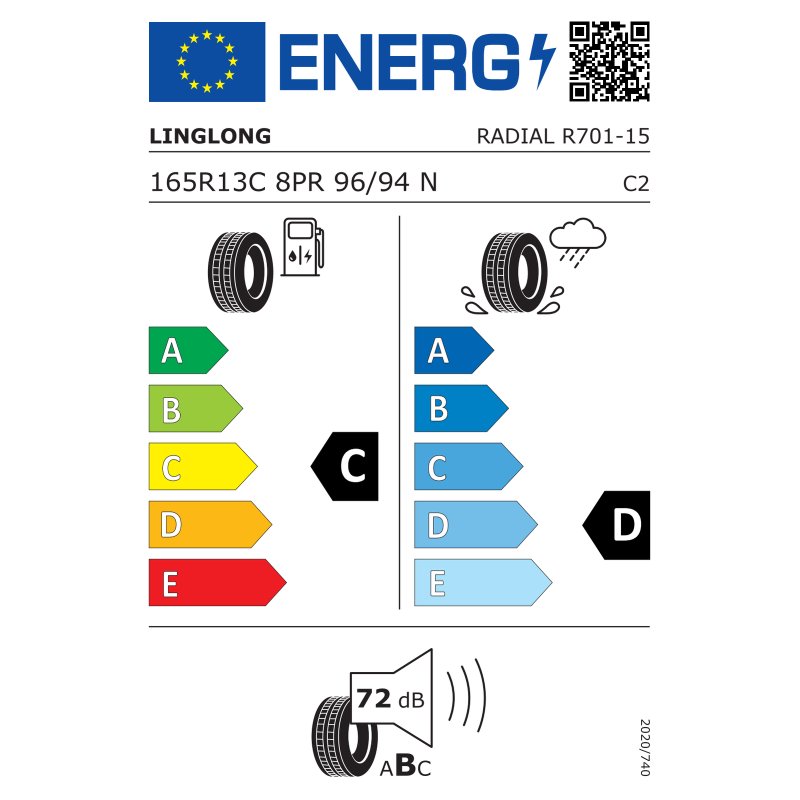 Komplettrad 165 R13C 4½Jx13H2 ET30 57/100/4 Stahl R701 M+S Silbergrau