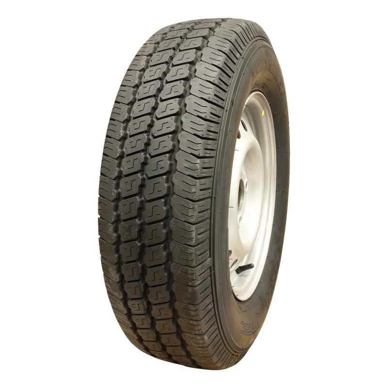 luchtband + wiel 175 R13C 4½Jx13H2 ET20 85/130/4 staal Maxmiler Pro zilvergrijs