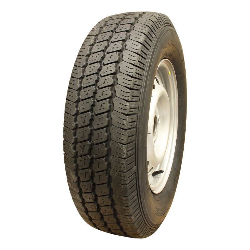 Komplettrad 175 R13C 5½Jx13H2 ET30 67/112/5 Stahl Maxmiler Pro Silbergrau
