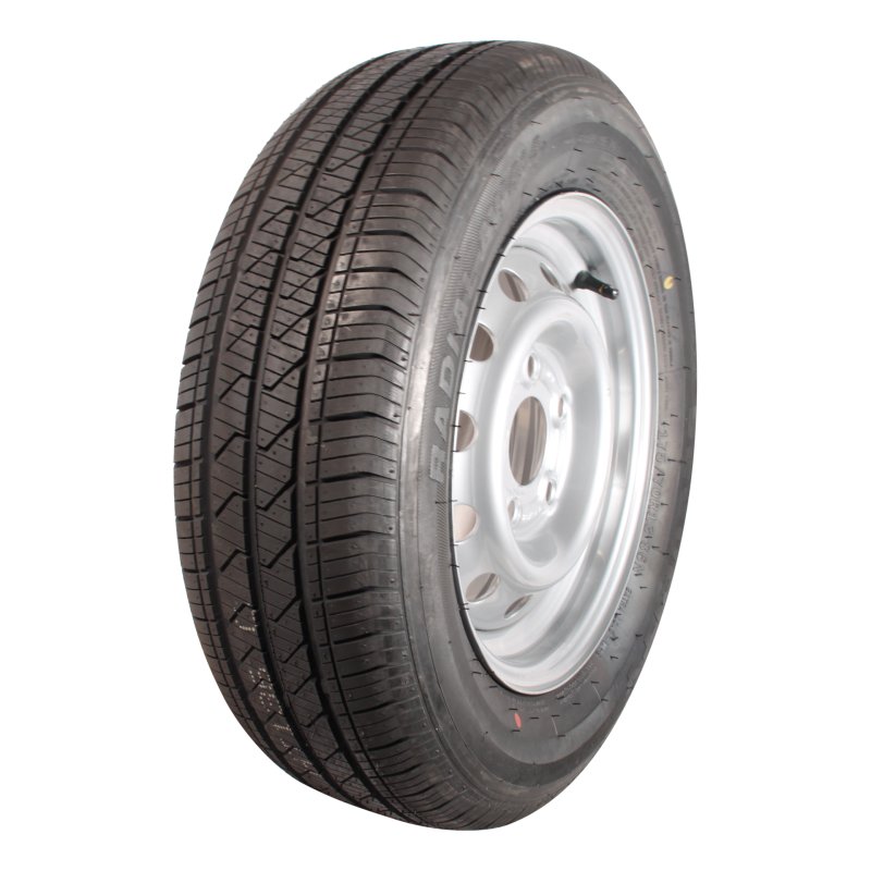 luchtband + wiel 175/70 R13 4½Jx13H2 ET30 67/112/5 staal AW-414 XL M+S zilvergrijs