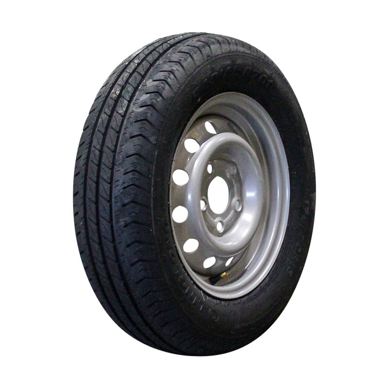 luchtband + wiel 175/70 R13 4½Jx13H2 ET30 67/112/5 staal R701 M+S zilvergrijs