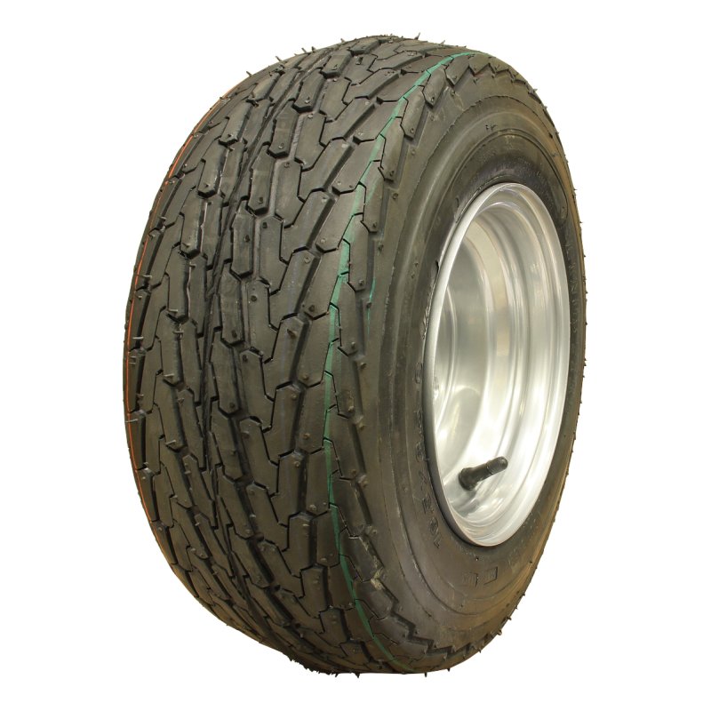 air tire + wheel 18.5x8.50-8 7.00Bx8H2 ET-2 60/100/4 steel KT-705 silver grey