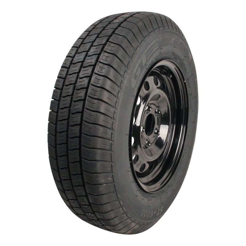 air tire + wheel 185 R14C 5½Jx14H2 ET30 66,5/112/5 steel Kargomax ST-6000 M+S black