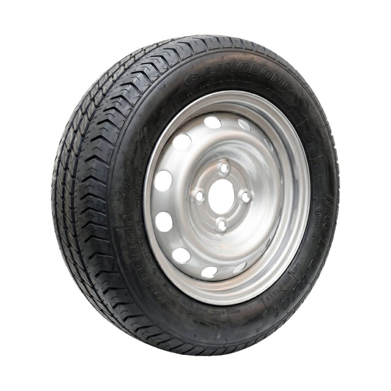 Komplettrad 185 R14C 5½Jx14H2 ET30 57/100/4 Stahl R701 M+S Silbergrau