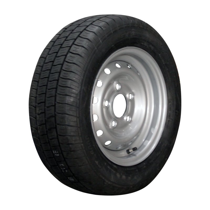 air tire + wheel 185/60 R12C 5½Jx12H2 ET30 67/112/5 steel Kargomax ST-6000 M+S silver grey