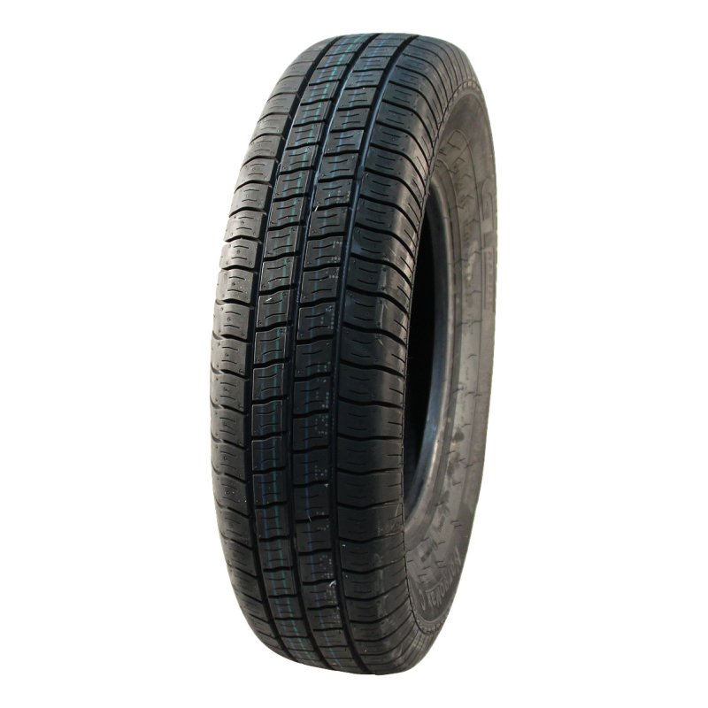pneu + roue 185/70 R13 4½Jx13H2 ET30 57/100/4 métal Kargomax XL ST-4000 M+S gris argent