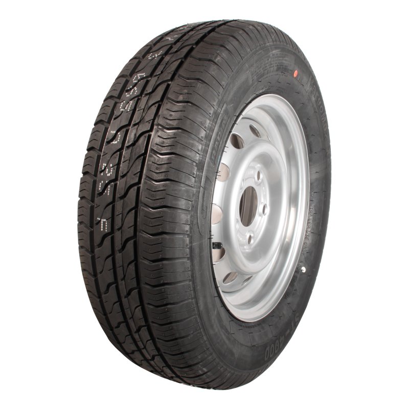 pneu + roue 185/70 R13 4½Jx13H2 ET30 67/112/5 métal Kargomax XL ST-4000 M+S gris argent