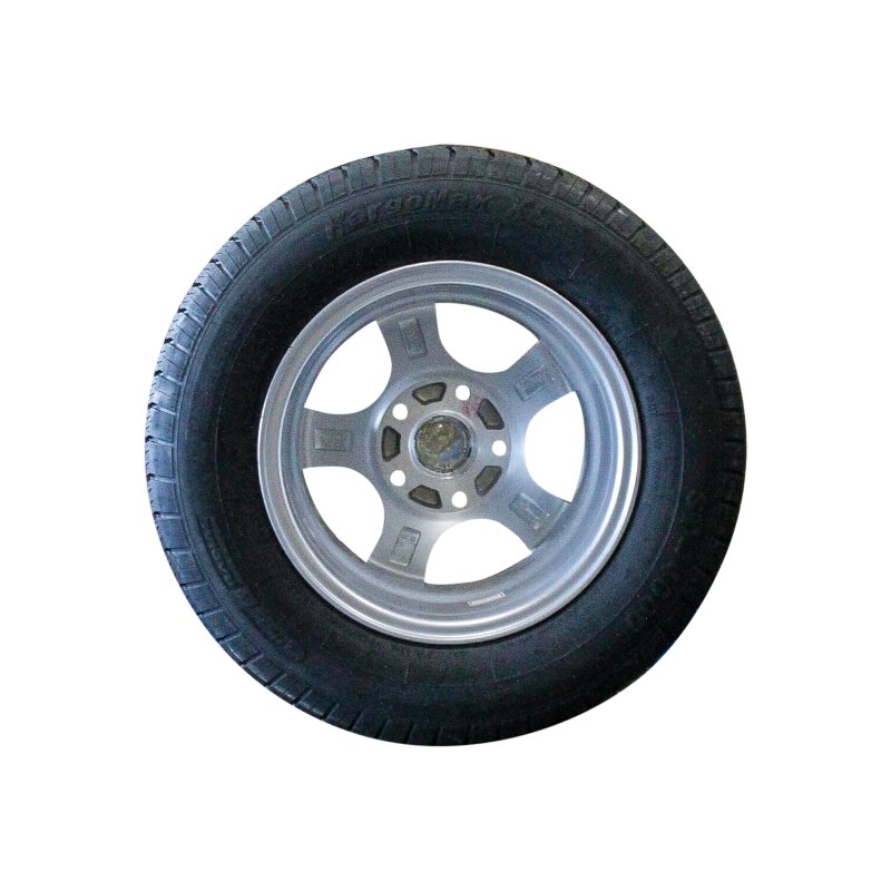 pneu + roue 185/70 R13 6Jx13H2 ET30 67/112/5 métal léger Kargomax XL ST-4000 M+S gris argent