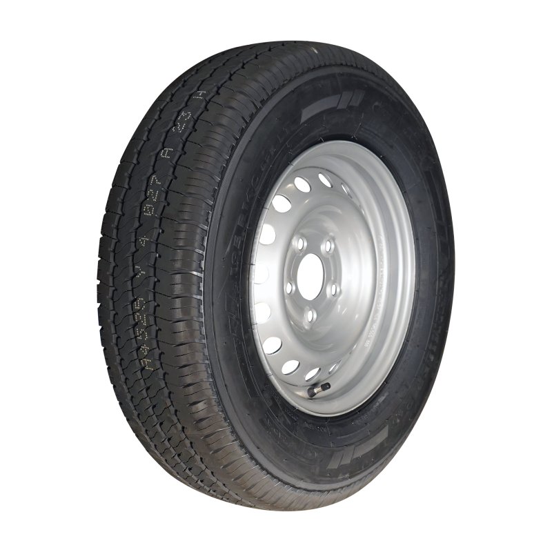 air tire + wheel 195 R14C 5½Jx14H2 ET30 66,5/112/5 steel Maxmiler Pro silver grey