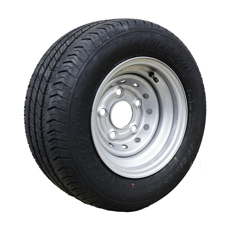 Komplettrad 195/55 R10C 6JAx10H2 ET-4 66,5/112/5 Stahl R701 M+S Silbergrau