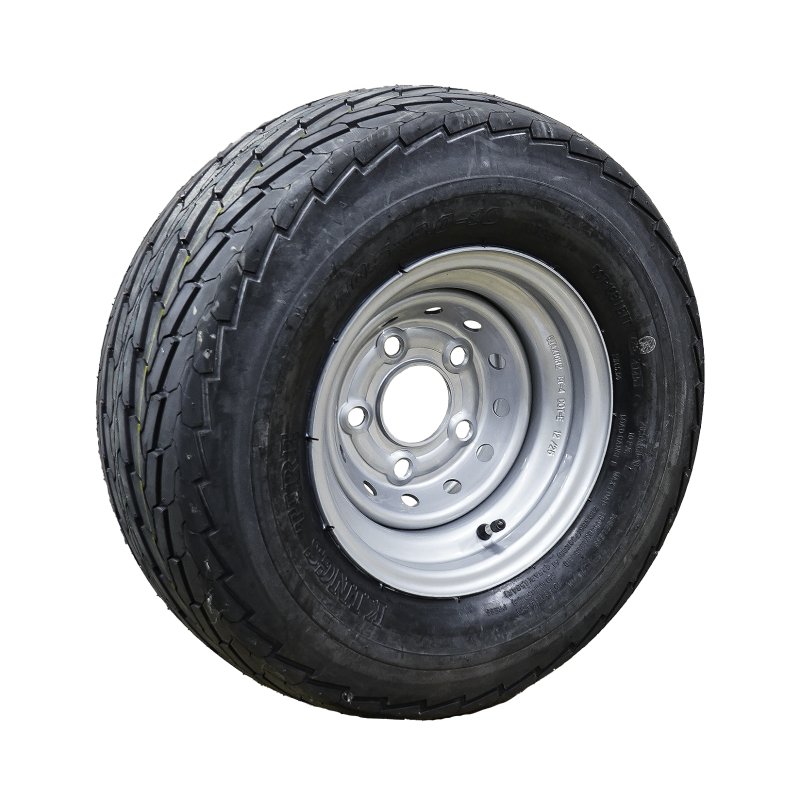 air tire + wheel 20.5x8.0-10 6JAx10H2 ET-4 66,5/112/5 steel KT-705 silver grey