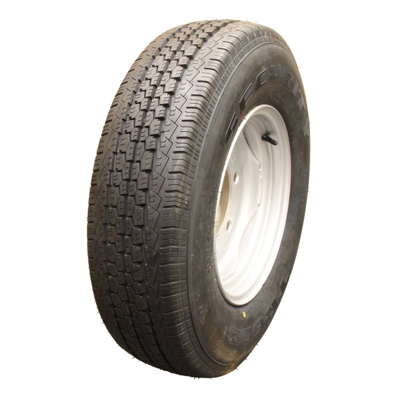pneu + roue 215 R14C 6Jx14H2 ET-5 161/205/6 métal TR-603 M+S gris argent