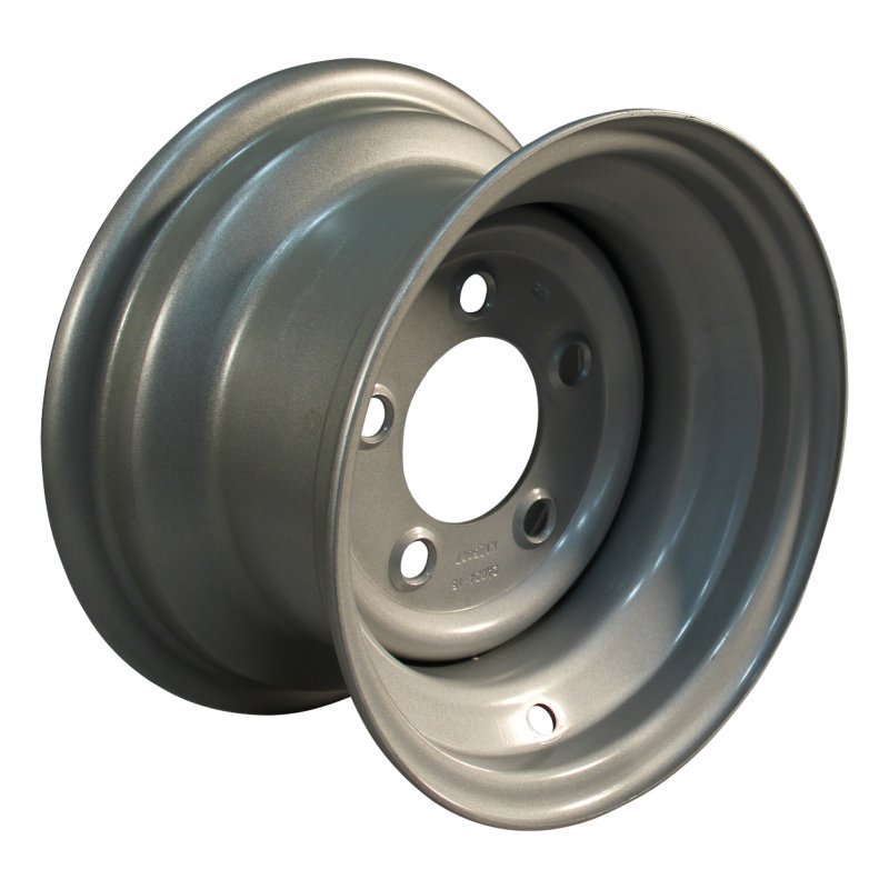pneu + roue 225/55 B12 7.00x12 ET0 94/140/5 métal C-8001 gris argent