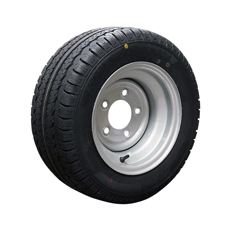luchtband + wiel 225/55 R12C 7.00x12 ET0 94/140/5 staal KR-33A HS Komendo "E" M+S zilvergrijs