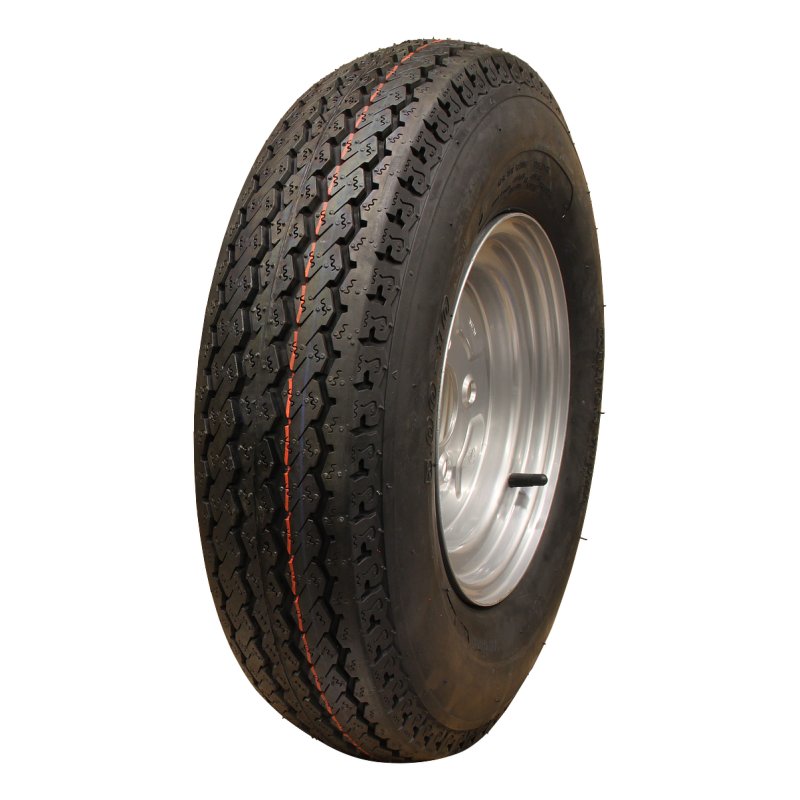 pneu + roue 4.50-10 3.50Bx10H2 ET-2,5 60/100/4 métal KT-715 gris argent
