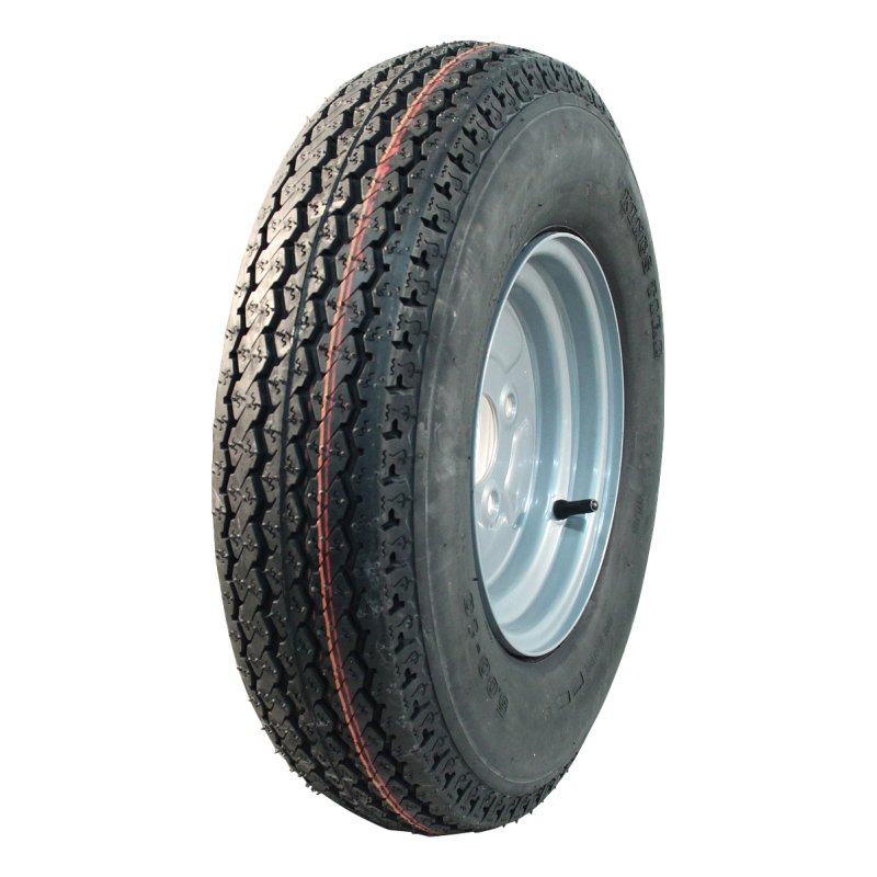 pneu + roue 4.50-10 3.50Bx10H2 ET-2.1 60/100/4 métal KT-715 gris argent