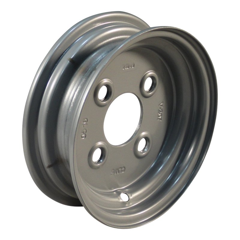 air tire + wheel 4.80/4.00-8 2.50Ax8H2 ET-2 60/100/4 steel S-6003 silver grey