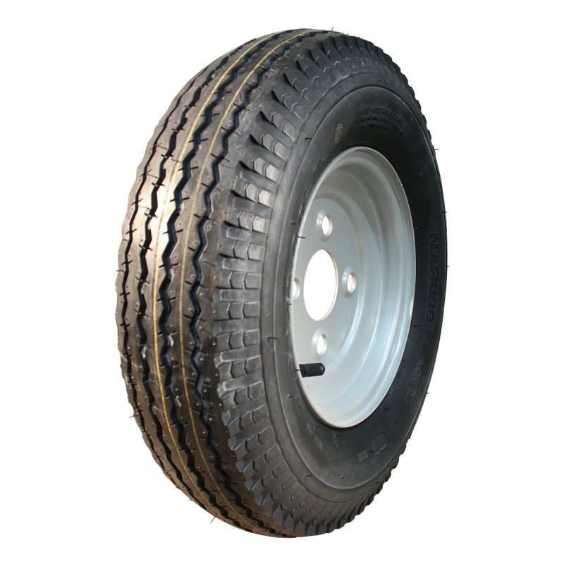 pneu + roue 4.80/4.00-8 2.50Ax8H2 ET-2 85/115/4 métal S-6003 gris argent