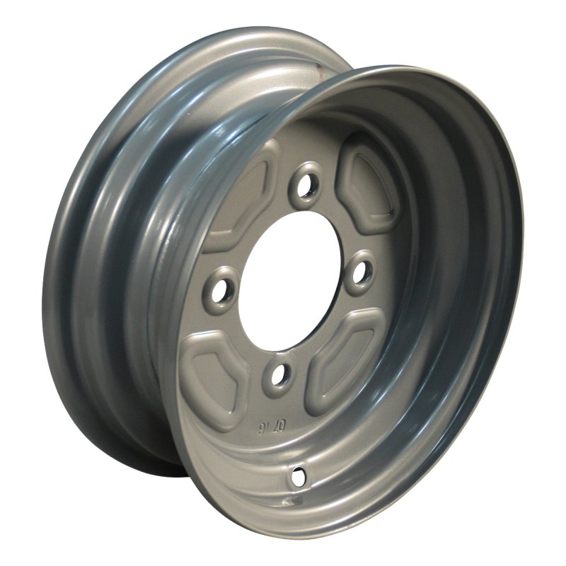 Komplettrad 5.00-10 3.50Bx10H2 ET-2.1 85/115/4 Stahl KT-715 Silbergrau