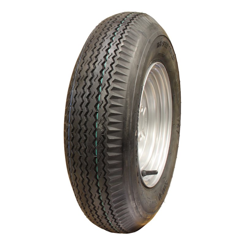 air tire + wheel 5.00 - 10 3.50Bx10H2 ET-2,5 60/100/4 steel V-47 silver grey