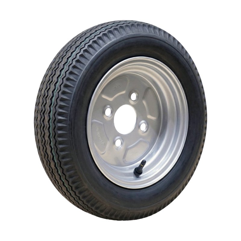 air tire + wheel 5.00 - 10 3.50Bx10H2 ET-2.1 60/100/4 steel V-47 silver grey