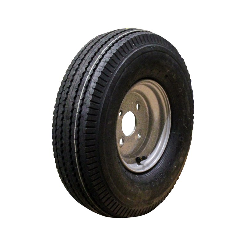 air tire + wheel 5.00-8 3.00Dx8 ET0 60/100/4 steel HF-214 silver grey