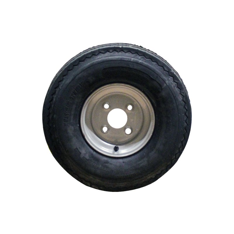 Komplettrad 5.70-8 (146/91-8) 3.00Dx8 ET0 60/100/4 Stahl KT-701 Silbergrau