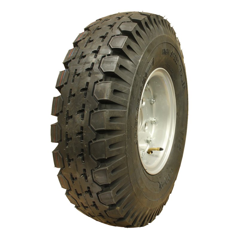 Komplettrad 6.00-9 4.00E-9 ET0 58/98/4 Stahl V-54 Grau