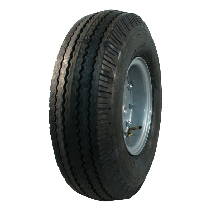 luchtband + wiel 6.00-9 4.00E-9 ET0 67/112/5 staal V-7761 grijs