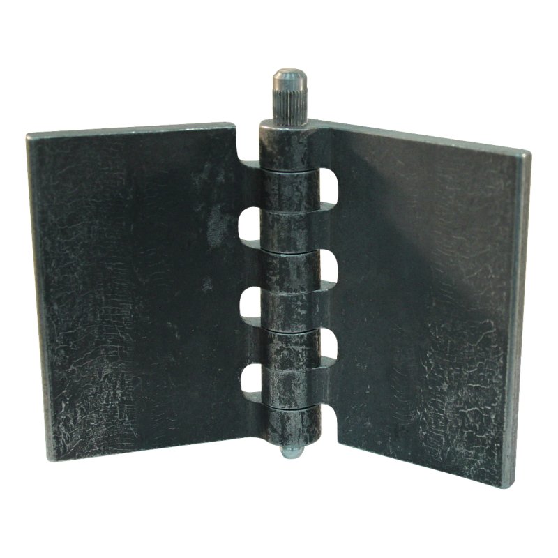 straight door hinge with pin and grease nipple 80 x 60mm hinge blade not treated