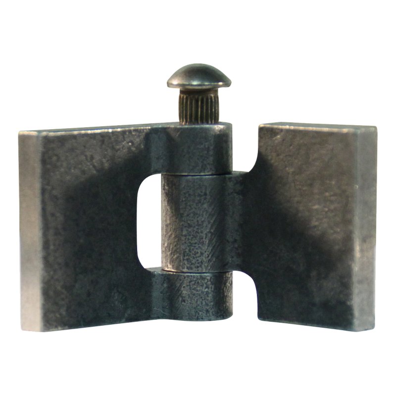 straight door hinge with steel pin 30 x 30mm hinge blade not treated