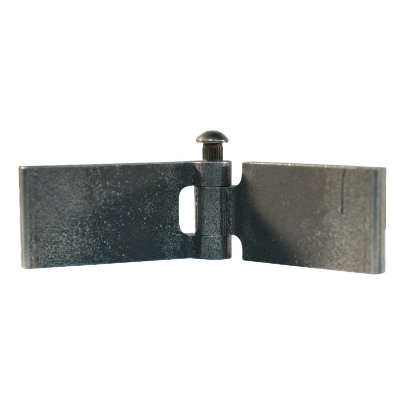 porte charnière droit avec goupille d'acier 30 x 60mm lame de charnière brut démontable