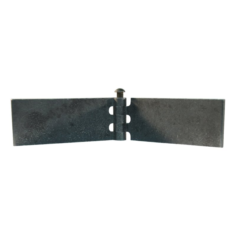 porte charnière droit avec goupille d'acier 40 x 100mm lame de charnière brut démontable
