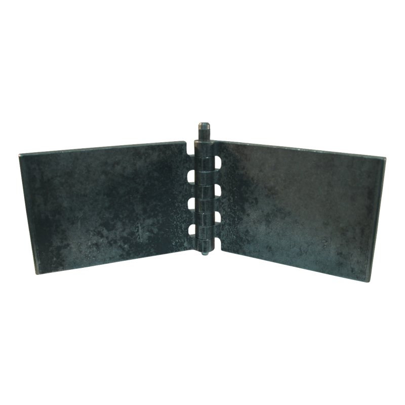 straight door hinge with steel pin 80 x 120mm hinge blade not treated