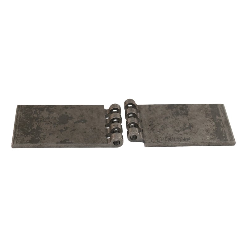 straight door hinge with steel pin 80 x 120mm hinge blade not treated